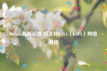 KuCoin最新公告 将支持KAVA（KAVA）网络升级-第1张图片-芝麻交易所下载